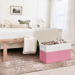 INDRESSME collapsible storage bin shown collapsed for space-saving storage.