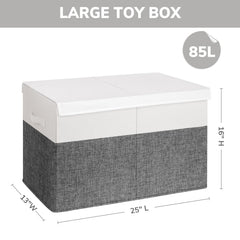INDRESSME toy storage box with removable dividers showcases flexible organization