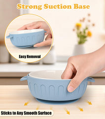 iNeibo porcelain bowls are dishwasher and microwave safe for quick cleanup