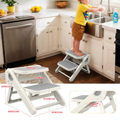 iNeibo step stool open-center pedals balance stepping