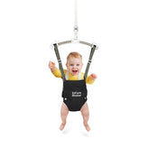 Infant Master doorway jumper frame clip secures a safe indoor setup.