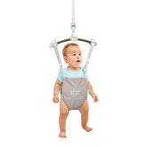 Infant Master doorway jumper frame setup for secure doorway bounce