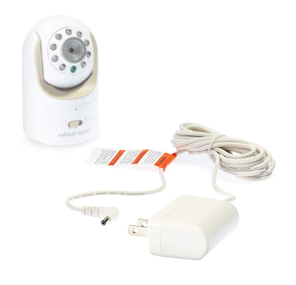 Infant Optics DXR-8 camera unit power cord adapter providing reliable power during use