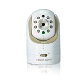 Infant Optics DXR-8 PRO add-on camera white front view for clear baby monitoring