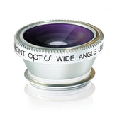 Infant Optics wide angle lens on DXR-8, front view, expands room coverage for monitoring.