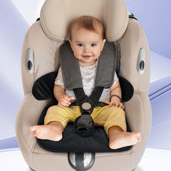 INFANZIA Dry Seat soft velvet padding adds gentle comfort for toddlers.