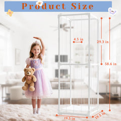 INFTOYCO child-friendly design makes tidying into playtime and imaginative organization.