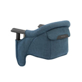 Inglesina Fast Table Chair folded for compact storage and travel convenience
