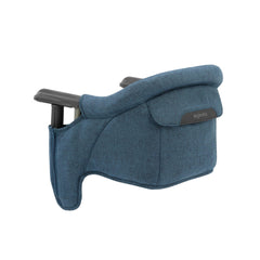 Inglesina Fast Table Chair folded for compact storage and travel convenience