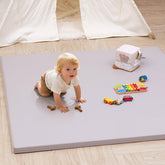INNO STAGE baby play mat foam texture provides cushioned tummy time surface.