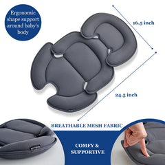 Innokids machine-washable pillow is easy to clean after adventures.