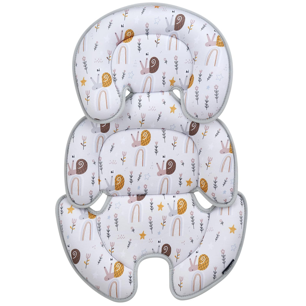 Innokids snail head and body support with arc cutout for secure newborn comfort
