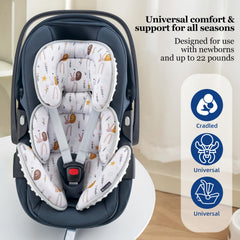 Innokids snail thick padding around the edge cradles head and neck