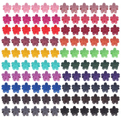 inSowni flower mini clips vibrant color assortment for secure toddler hairstyles