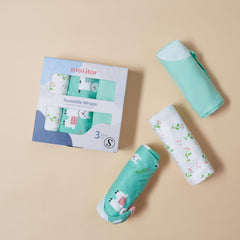 insular baby swaddle sacks adjustable velcro wings closeup—secure snug fit without zippers