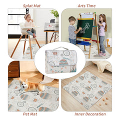 Insular Splat Mat easy-clean design supports quick tidying after crafts