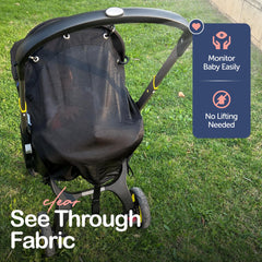 IntiMom universal-fit shade works with most strollers for quick, versatile use