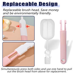 INVODA baby bottle brush long handle—eases cleaning tall bottles and cups.