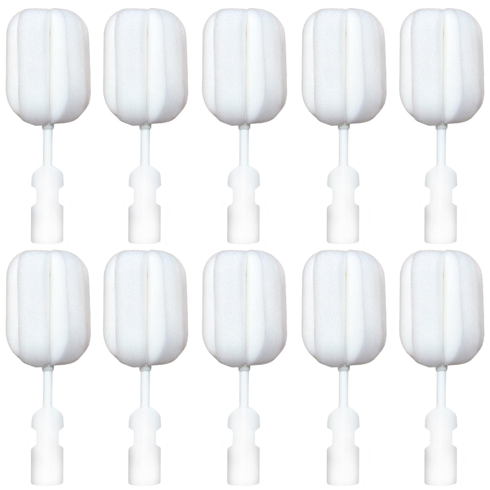 INVODA bottle brush replacement heads packaging shows 10-pack eco-friendly refills