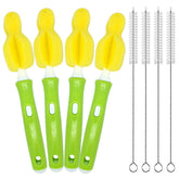 INVODA nipple brush set with soft sponge brushes for gentle nipple cleaning.