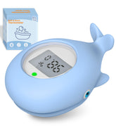 IOG baby bath thermometer shows real-time temperature for bath time