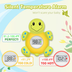 IOG temperature alert with hot and cold lights helps gauge water readiness