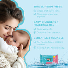 Travel-ready 20-count pack front shows convenient on-the-go care.