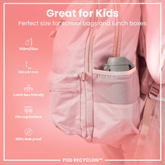 Ion8 bottle is leak-proof to prevent spills in bags and on the go.