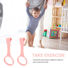 iplusmile soft pink pull-up rings highlight friendly design for newborn exploration and early mobility.