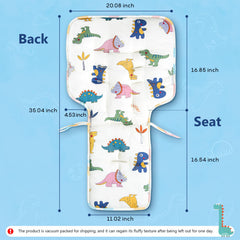 IPOZITO high chair cover spills-crumbs demonstrates spill-proof protection for quick cleanup.