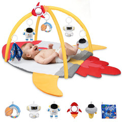 IPOZITO Baby Play Gym overview with colorful arches promoting early sensory exploration.