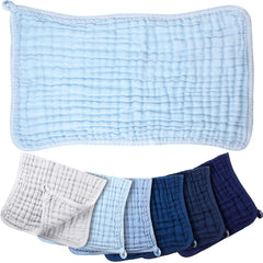 Irenare burp cloth 6-layer absorbent, ready to catch spills and spit-ups with ease.