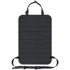 IronSeals car seat back organizer with Molle panel for easy-access gear on road trips