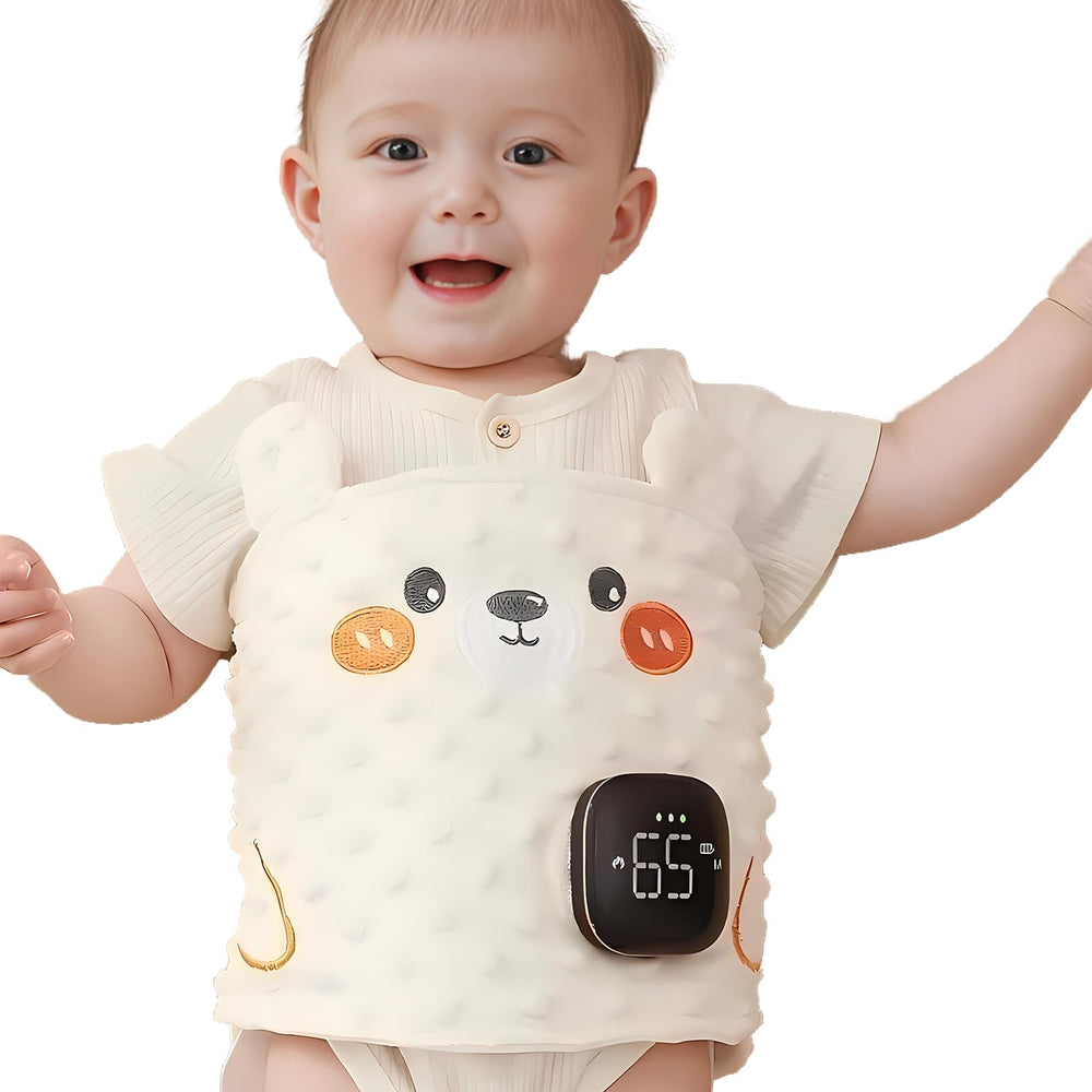 ISANPAN New Generation Baby Wrap heat shows gentle warmth for a comfy tummy.