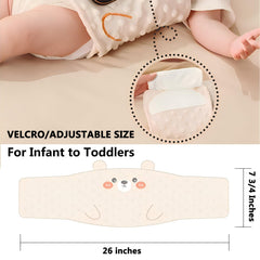 ISANPAN New Generation Baby Wrap soft belly surface for gentle contact.