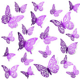 iSKeotol 72Pcs butterfly wall decorations on wall create a dynamic 3D focal point