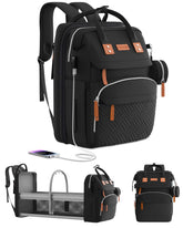ISMGN diaper bag backpack with changing station ready for quick on-the-go changes
