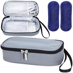 ISUSSER breastmilk cooler bag grey for on-the-go feeding