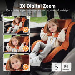 Itomoro Baby Car Camera with 150° wide view for expansive rear monitoring.