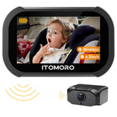 Itomoro wireless baby car camera monitor provides clear on-the-go view for safer travels