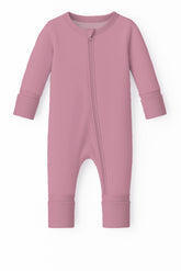 Itsy Bitsy Boutique viscose bamboo baby pajamas front view, ultra-soft for sensitive skin.