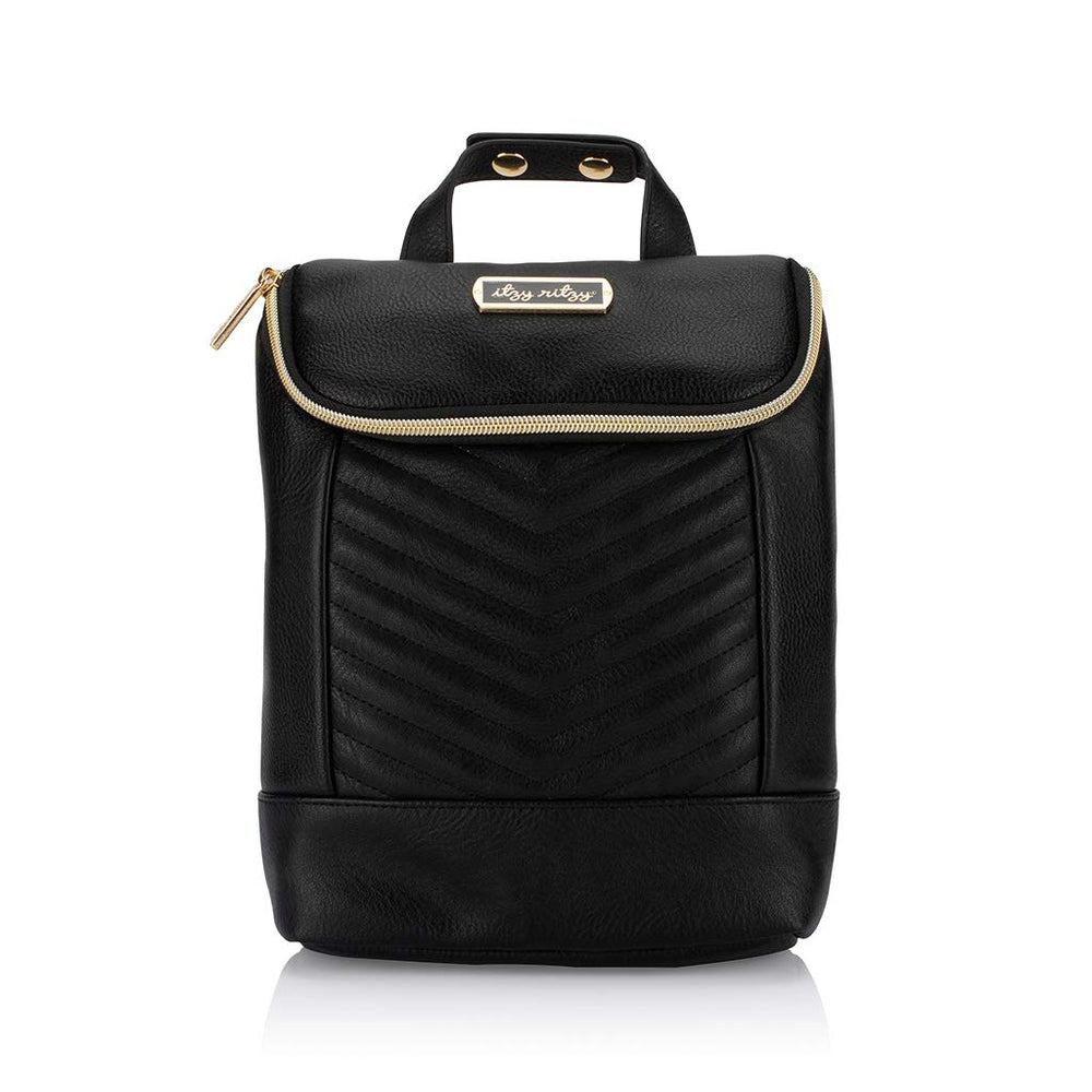 Itzy Ritzy insulated bottle bag interior keeps bottles organized and accessible on the go