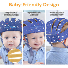 IULONEE Starry Blue adjustable Velcro straps make quick sizing for growing babies