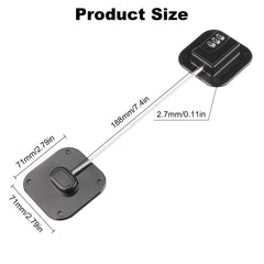 IURRDOP lock head with steel-core design implies durability for long-term kitchen safety
