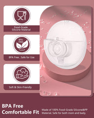 IVARONAL 24mm double-sealed flange provides steady milk flow.