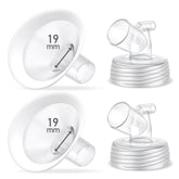 IVARONAL 2-pack 19mm flange set shows comfortable pumping potential with soft rim shield.