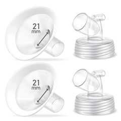 IVARONAL 2-pack 21mm flange set assembly for compatible double pumping with Spectra pumps.