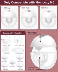 IVARONAL five sizes flange inserts 13β21mm for a customized fit.