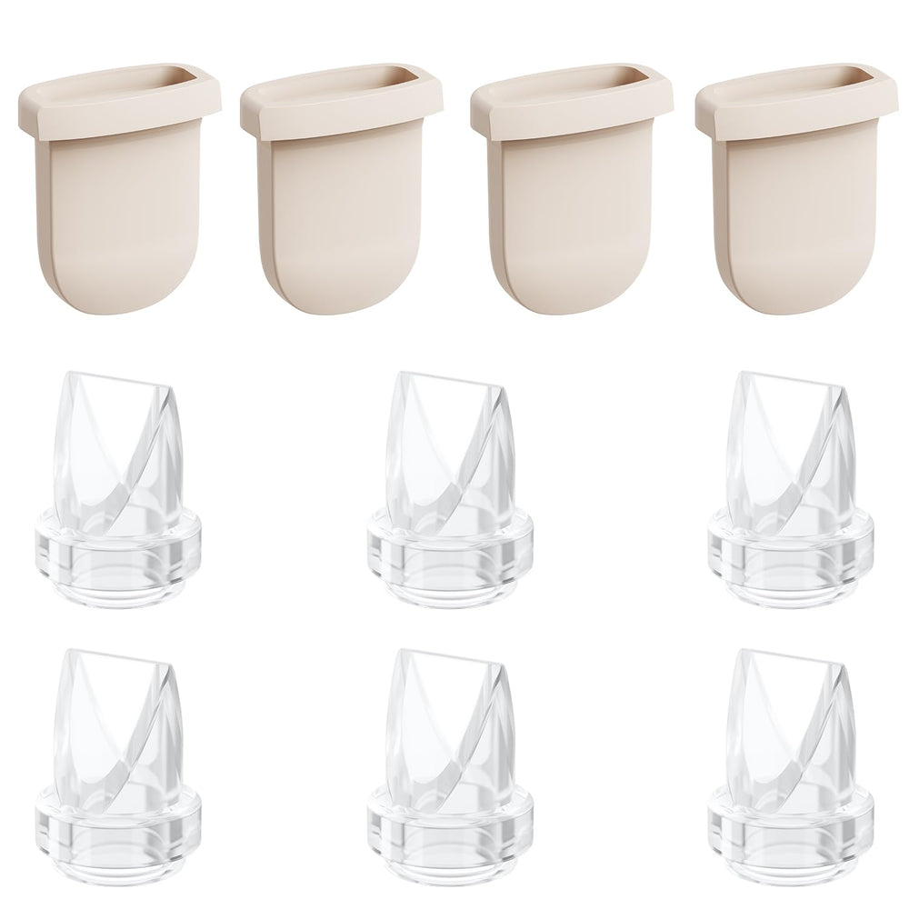 IVARONAL duckbill valves packaged for S32 compatibility prevent backflow and ensure steady milk flow.