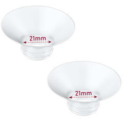 IVARONAL 21mm flange inserts pack front view for versatile compatibility.